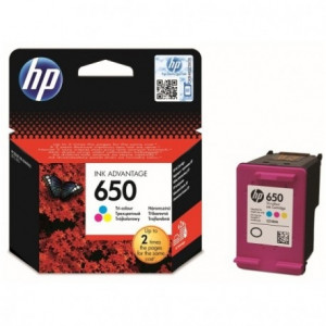 CARTOUCHE ORIGINAL HP 650 COULEURS