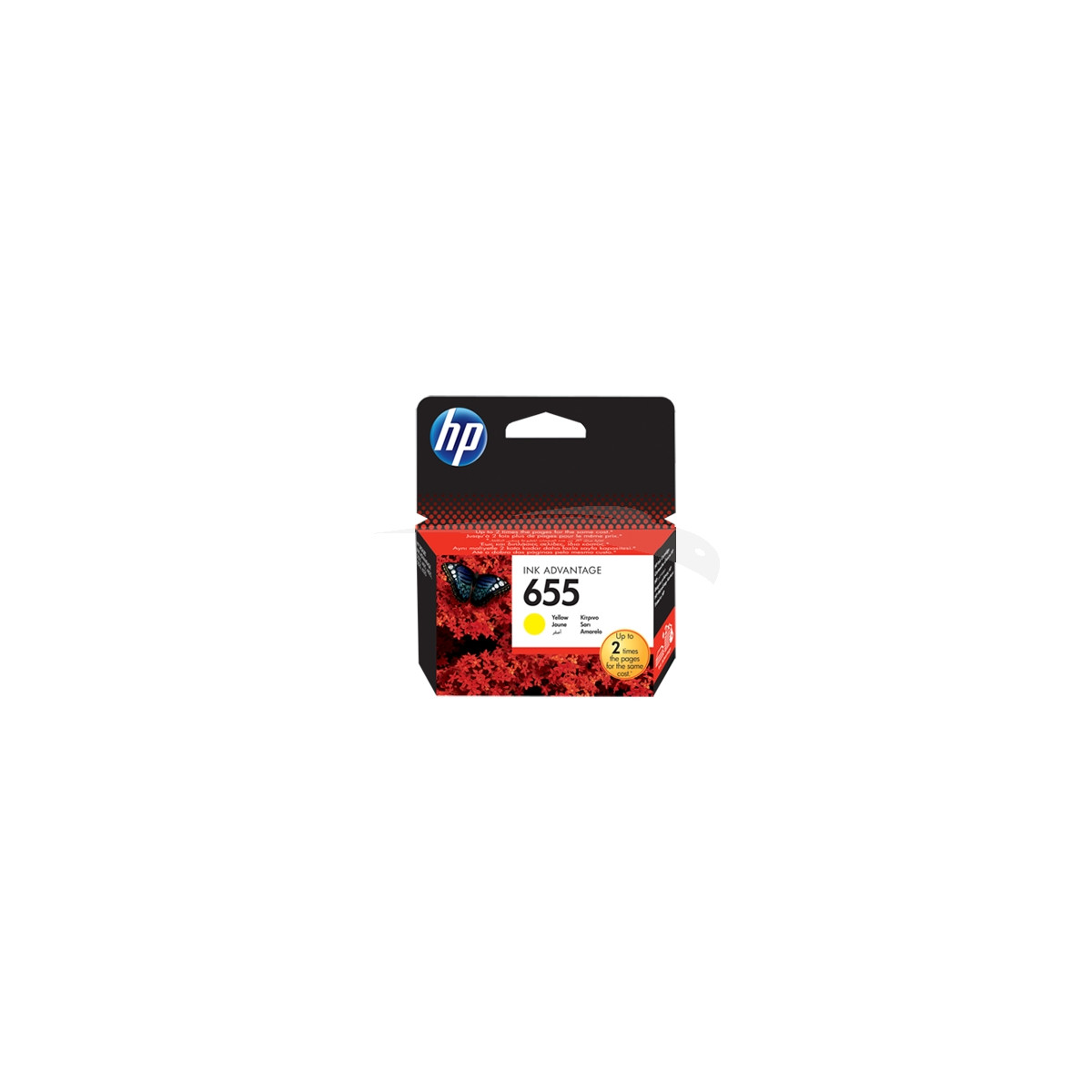 CARTOUCHE ORIGINAL HP 655 JAUNE
