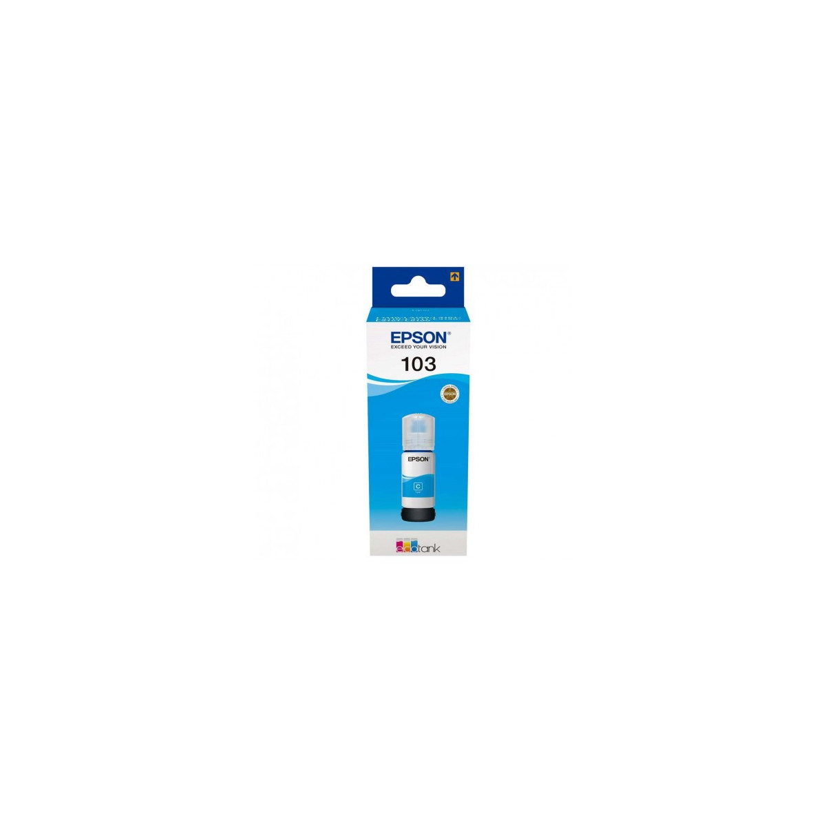 BOUTEILLE D'ENCRE ORIGINAL EPSON 103 70ML CYAN