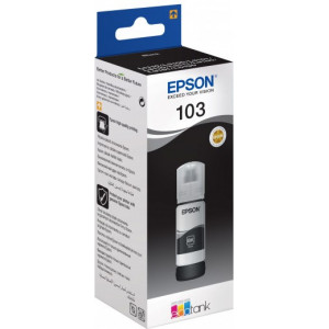 BOUTEILLE D'ENCRE ORIGINAL EPSON 103 65ML NOIR