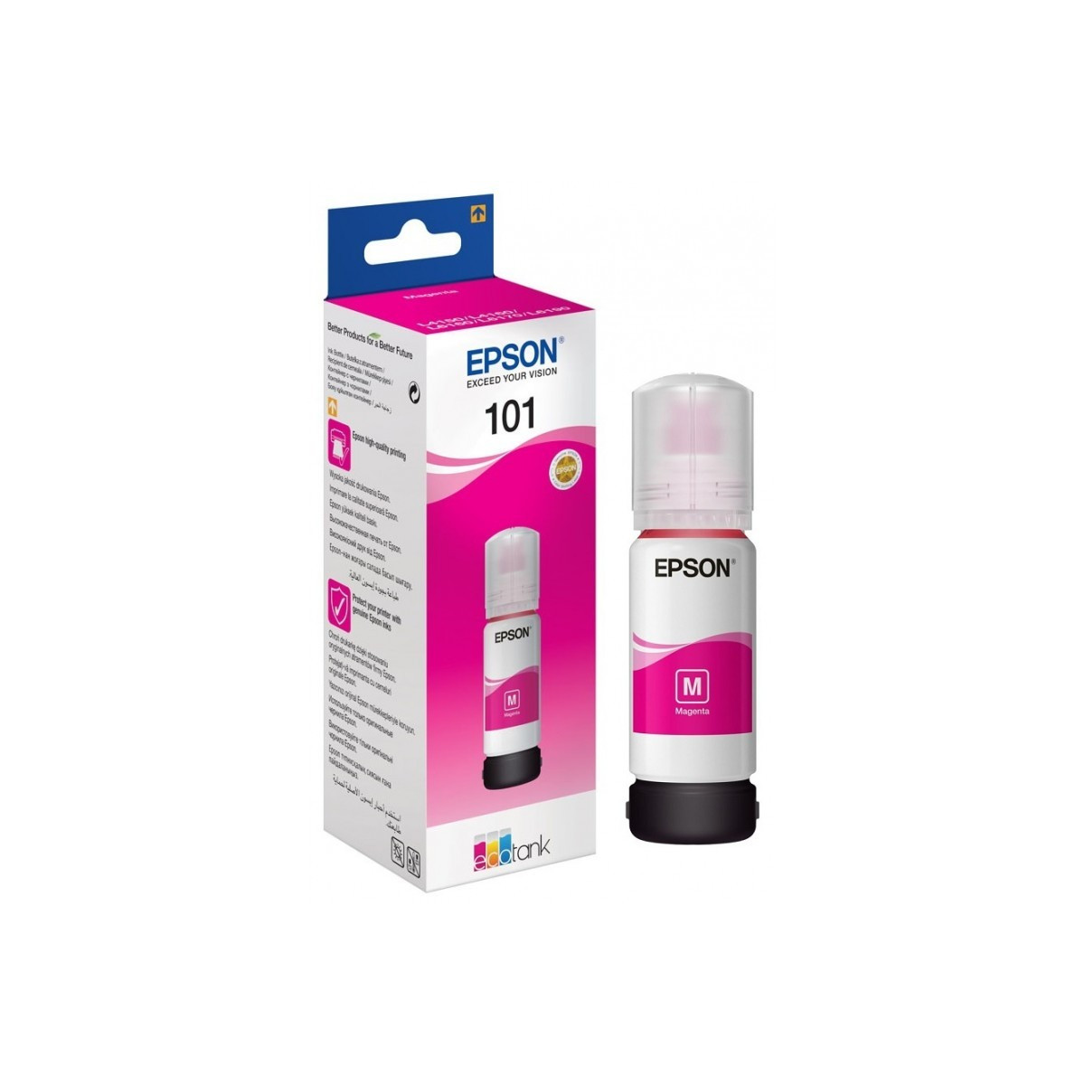 BOUTEILLE D'ENCRE ORIGINAL EPSON 101 (C13T03V34A) - MAGENTA