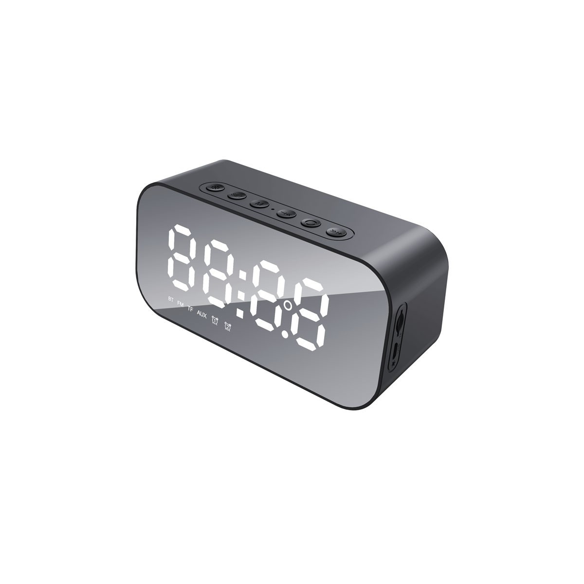 Radio réveil Haut-parleur Bluetooth Thermomètre audio FM de bureau