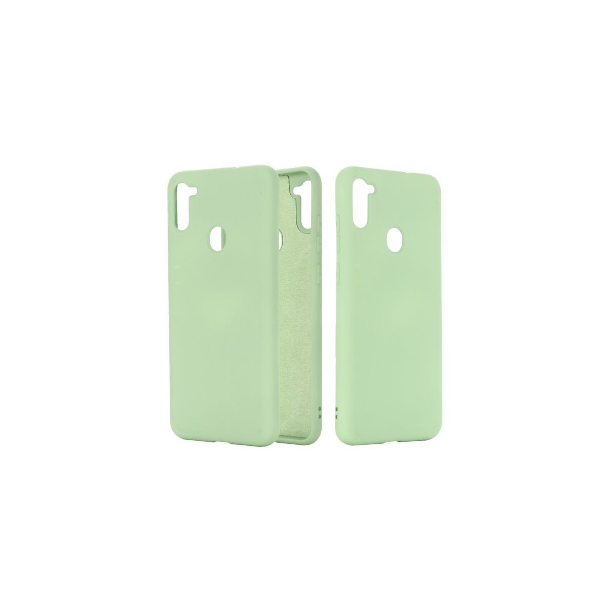 COQUE SILICONE SAMSUNG A11S VERT