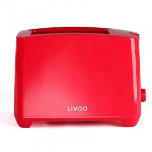 GRILLE PAIN LIVOO DOD162R | 750W | ROUGE - Agora.tn