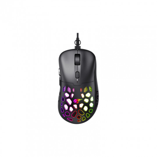 SOURIS OPTIQUE USB GAMER HAVIT RGB BACKLIT Programmable - HV-MS955 - Noir