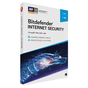 ANTIVIRUS BITDEFENDER INTERNET SECURITY ( 1poste /1an)