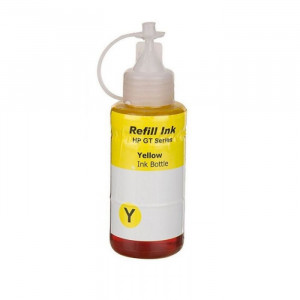 BOUTEILLE D'ENCRE ADAPTABLE HP HGT52 - 100 ML - YELLOW