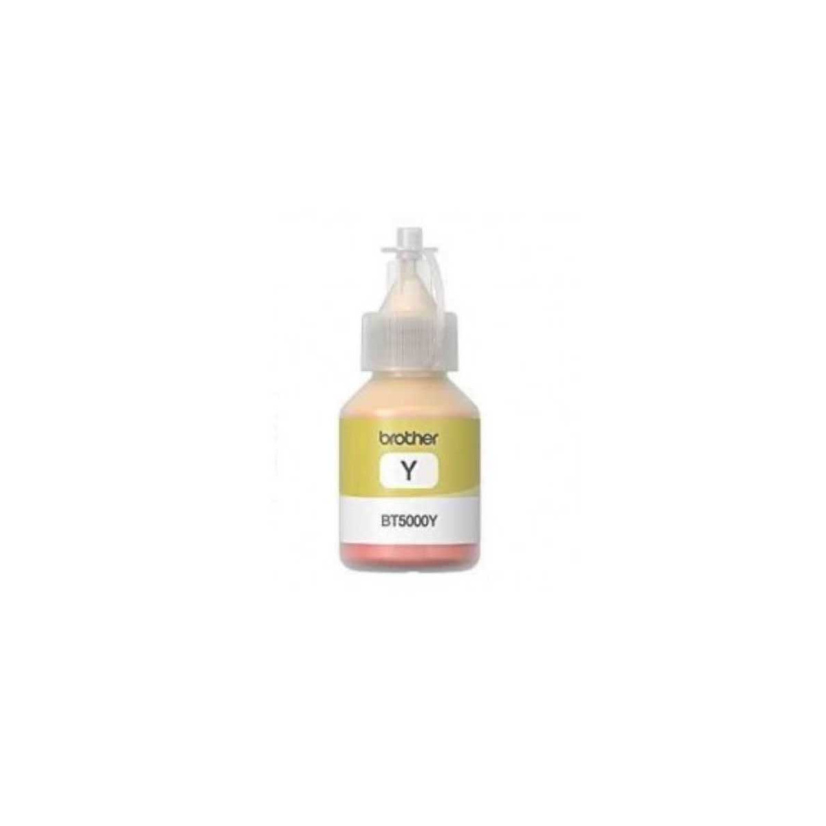 BOUTEILLE D'ENCRE ADAPTABLE BROTHER BT5000Y - 50ML - YELLOW