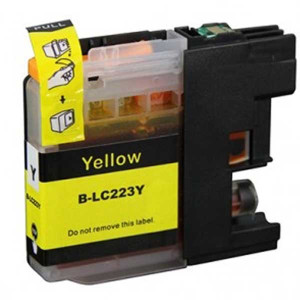 CARTOUCHE ADAPTABLE BROTHER LC223Y JAUNE
