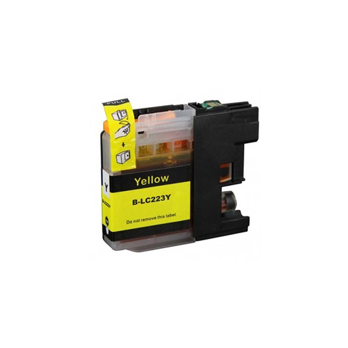 CARTOUCHE ADAPTABLE BROTHER LC223Y JAUNE