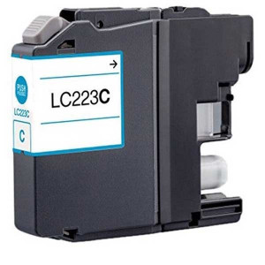 CARTOUCHE JET D'ENCRE ADAPTABLE BROTHER LC223C - CYAN