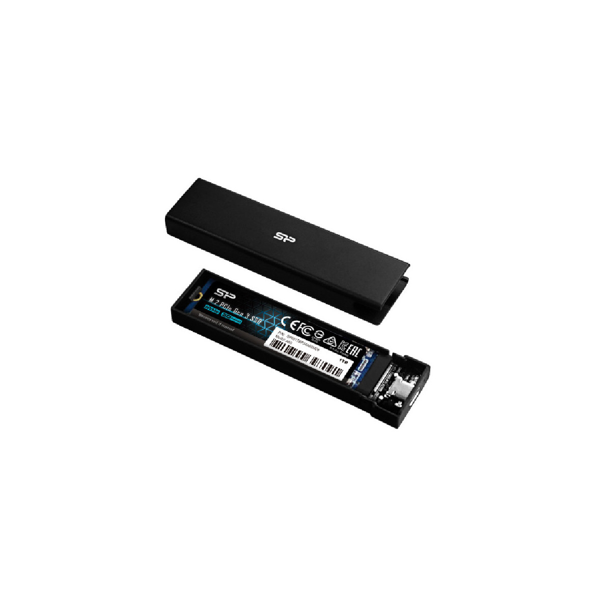 BOITIER EXTERNE POUR SSD NVME M.2 SILICON POWER PD60  USB3.2