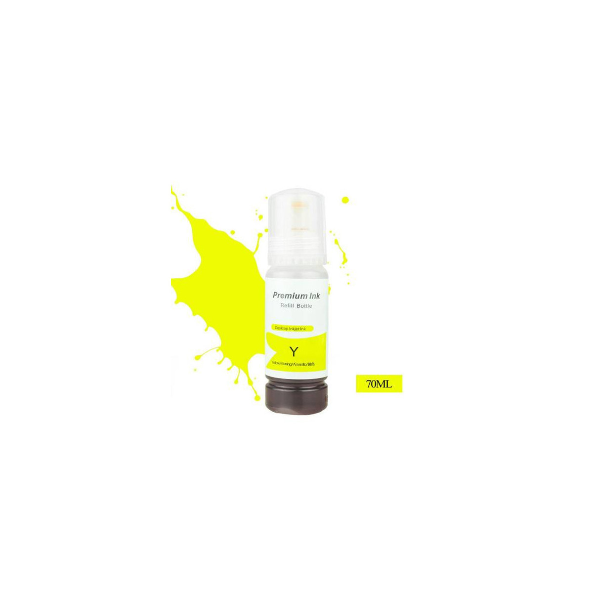 BOUTEILLE D'ENCRE ADAPTABLE EPSON 101/103 70ML JAUNE