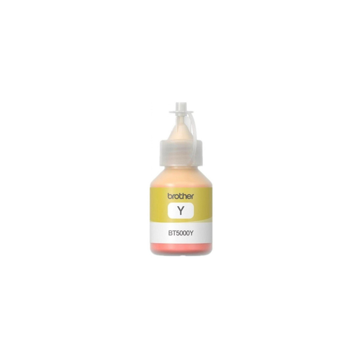 BOUTEILLE D'ENCRE ADAPTABLE BROTHER BT5000Y - 100ML - JAUNE