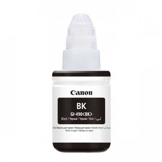 BOUTEILLE D'ENCRE ADAPTABLE CANON GI-490BK - 100ML -NOIR