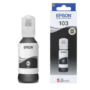 BOUTEILLE D'ENCRE ADAPTABLE EPSON ECOTANK 103 70ML NOIR