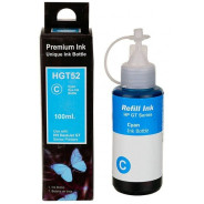 BOUTEILLE D'ENCRE ADAPTABLE HP HGT52 100ML CYAN