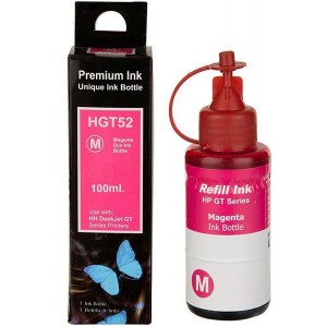 BOUTEILLE D'ENCRE ADAPTABLE HP HGT52 100ML MAGENTA