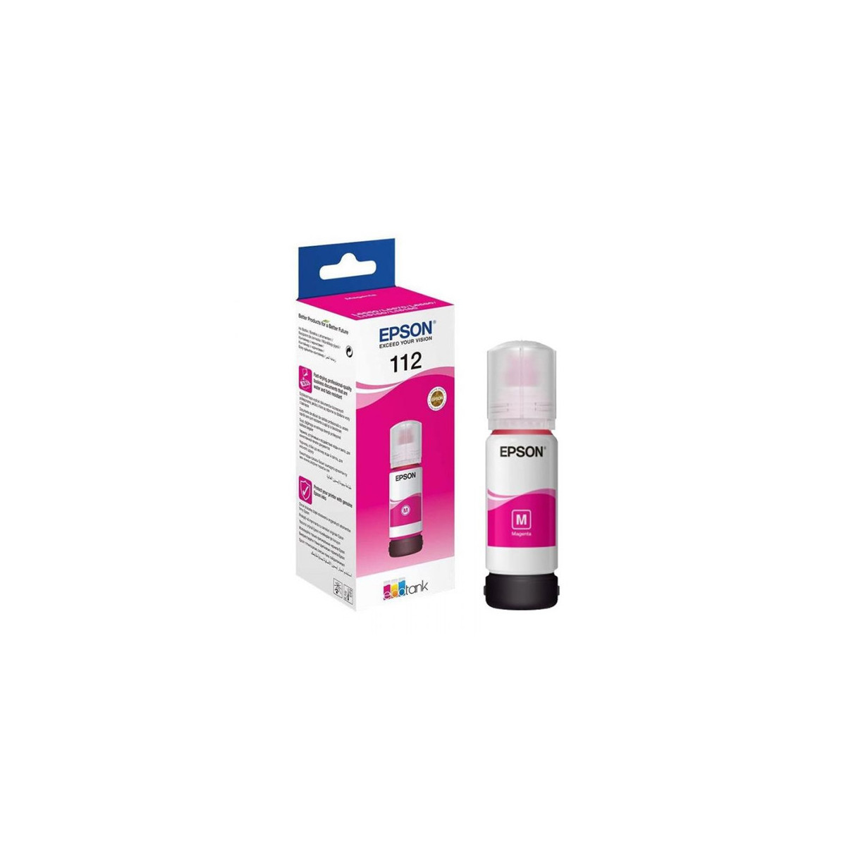 BOUTEILLE D'ENCRE ORIGINAL EPSON 112 70ML MAGENTA