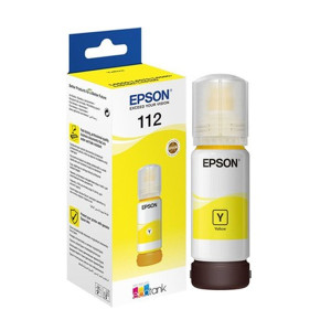BOUTEILLE D'ENCRE ORIGINAL EPSON 112 70ML JAUNE