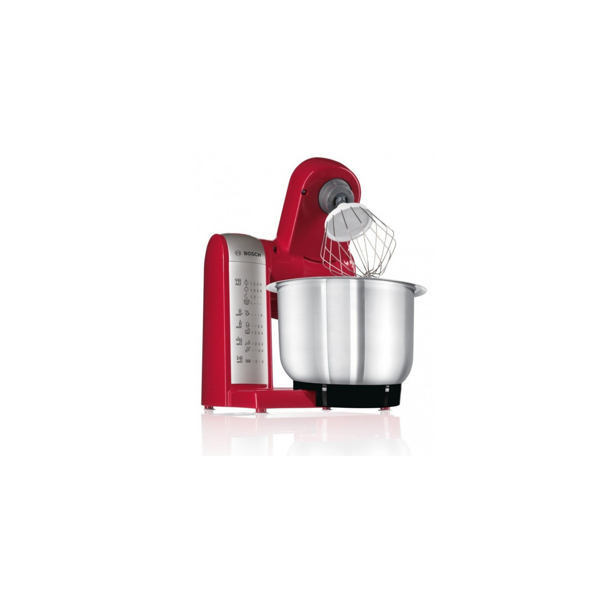 ROBOT PÉTRIN BOSCH 3,9 LITRES 600W ROUGE