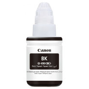 BOUTEILLE D'ENCRE ORIGINAL CANON GI-490 135ML NOIR