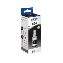 BOUTEILLE D'ENCRE ORIGINAL EPSON C13T66414A 70ML NOIR