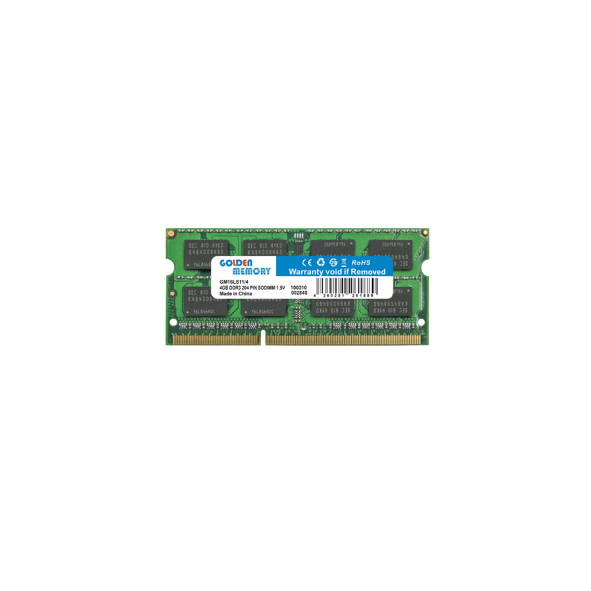 MEMOIRE 8 GO DDR3 1600 MHZ POUR PC GOLDEN MEMORY
