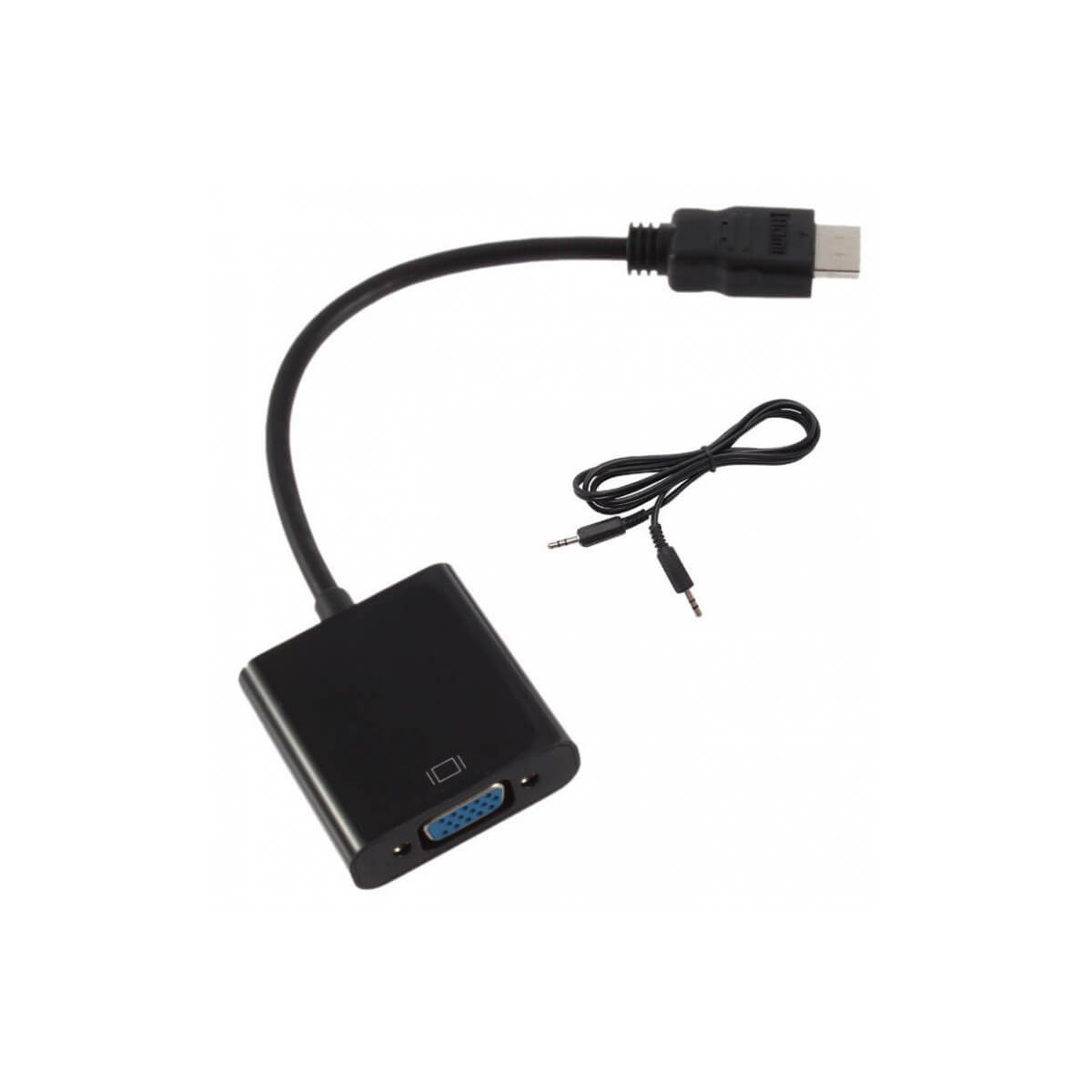 ADAPTATEUR HDMI TO VGA + AUDIO CABLE LUCKTEK