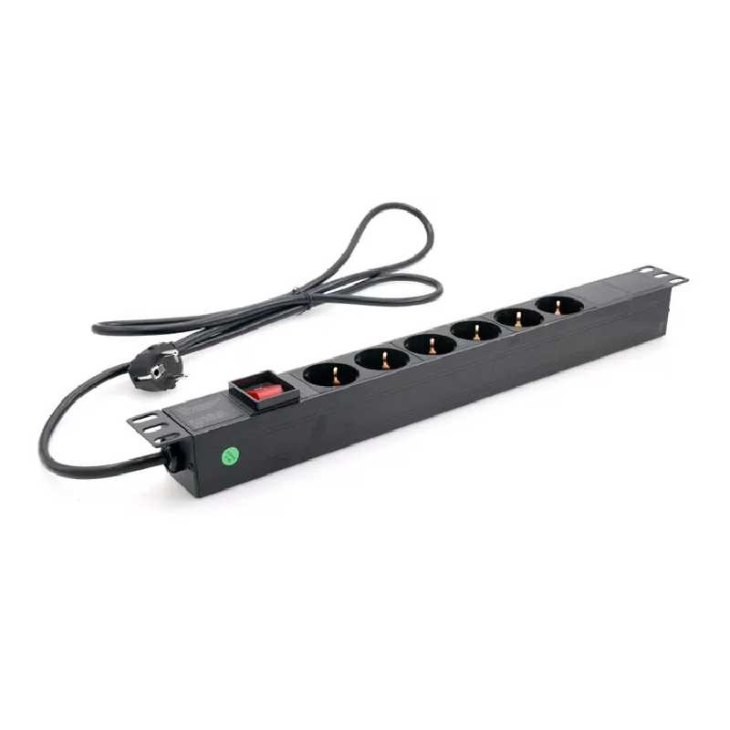 MULTIPRISE ELECTRIQUE 6PORTS RACKABLE LUCKTEK