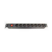 MULTIPRISE ELECTRIQUE 8PORTS RACKABLE