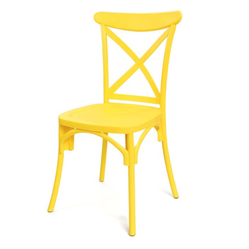CHAISE SOTUFAB BROOKLYN PLASTIQUE JAUNE