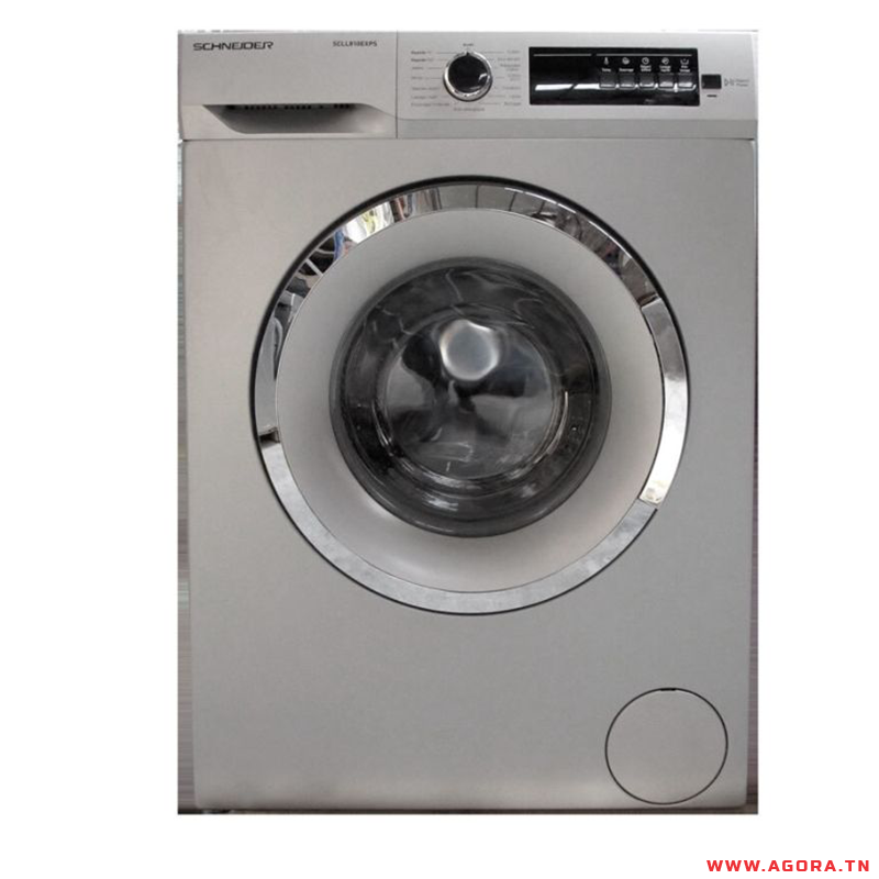 LAVE LINGE FRONTALE SCHNEIDER SCLL810EXPS 8KG - SILVER | Agora.tn