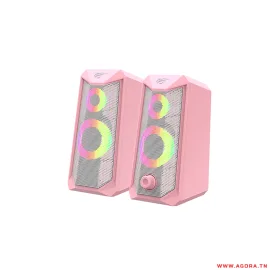 HAUT PARLEUR USB GAMING HAVIT SK202 | ROSE