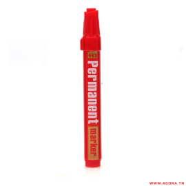 MARQUEUR PERMANENT GIXIN 113 -ROUGE | Agora.tn