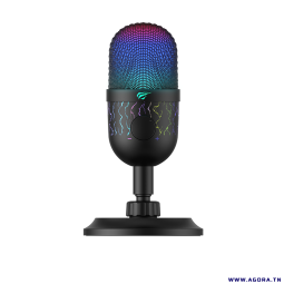 MICROPHONE GAMING CARDIOIDE HAVIT GK52 | Agora.tn
