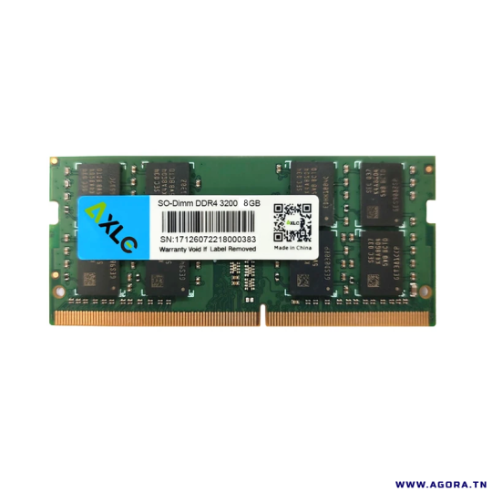 MEMOIRE 8GO DDR4 3200 MHZ POUR PORTABLE AXLE
