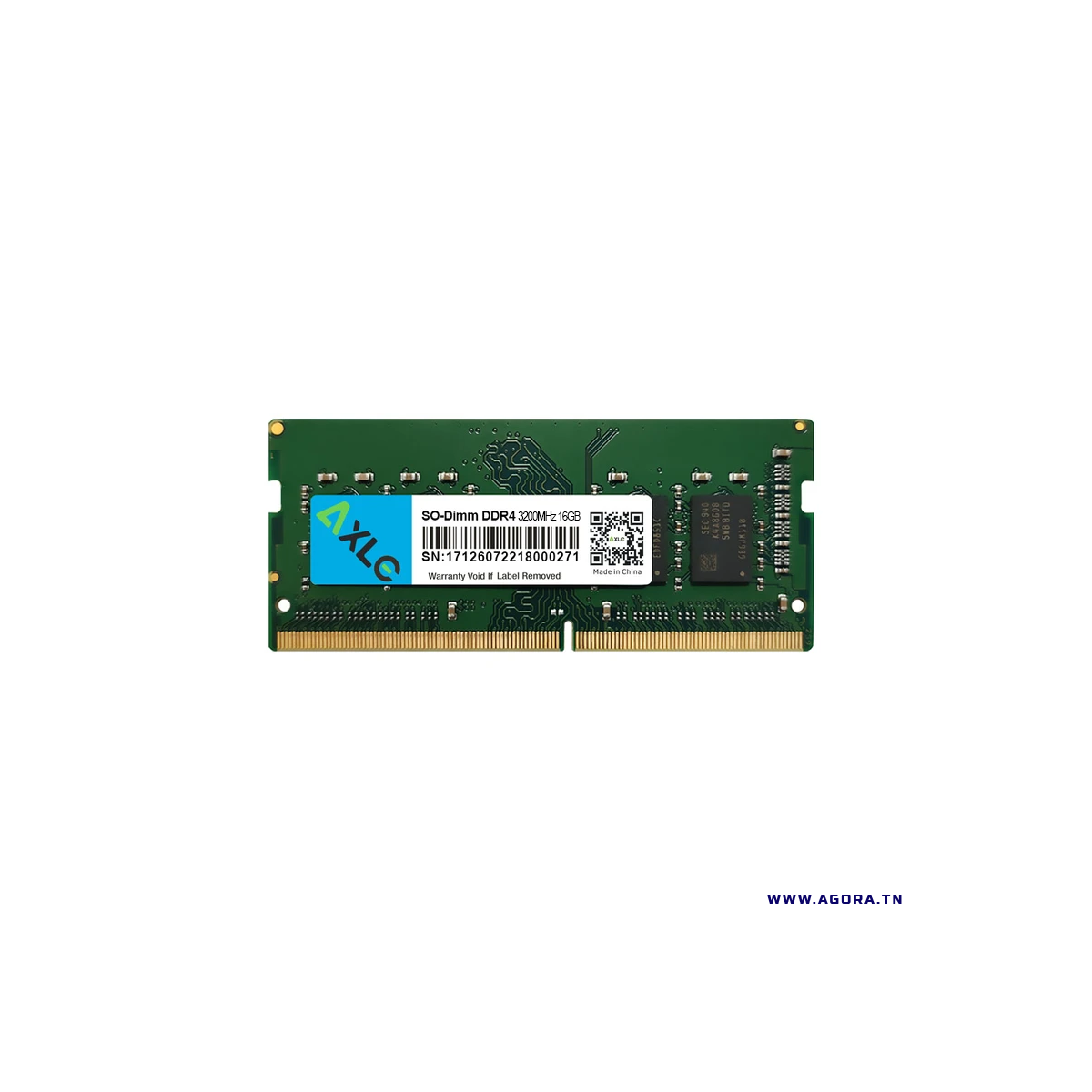 MEMOIRE 16GO DDR4 3200 MHZ AXLE POUR PORTABLE | Agora.tn