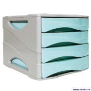BLOC DE 4 TIROIRS ARDA / BLEU PASTEL | Agora.tn