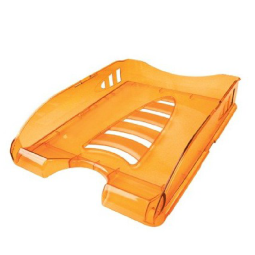 CORBEILLE À COURRIER SUPERPOSABLE SUNRISE ARDA - ORANGE | Agora.tn