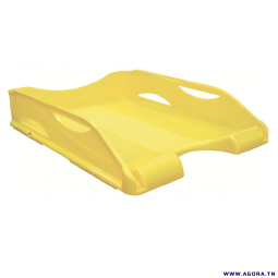 CORBEILLE SUPERPOSABLE ARDA 65510PASBL / JAUNE PASTEL | Agora.tn