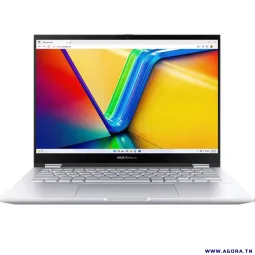 PC PORTABLE ASUS VIVOBOOK S14 FLIP I9-13900H | 8GO | 512GO SSD | 14" TACTILE | SILVER | Agora.tn