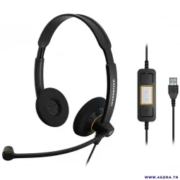 CASQUE MICRO SENNHEISER NOIR