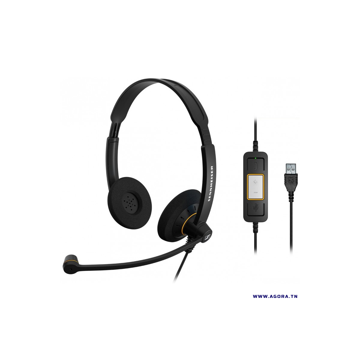 CASQUE MICRO SENNHEISER NOIR