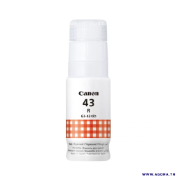 BOUTEILLE D'ENCRE ORIGINAL CANON GI-43 60ML ROUGE