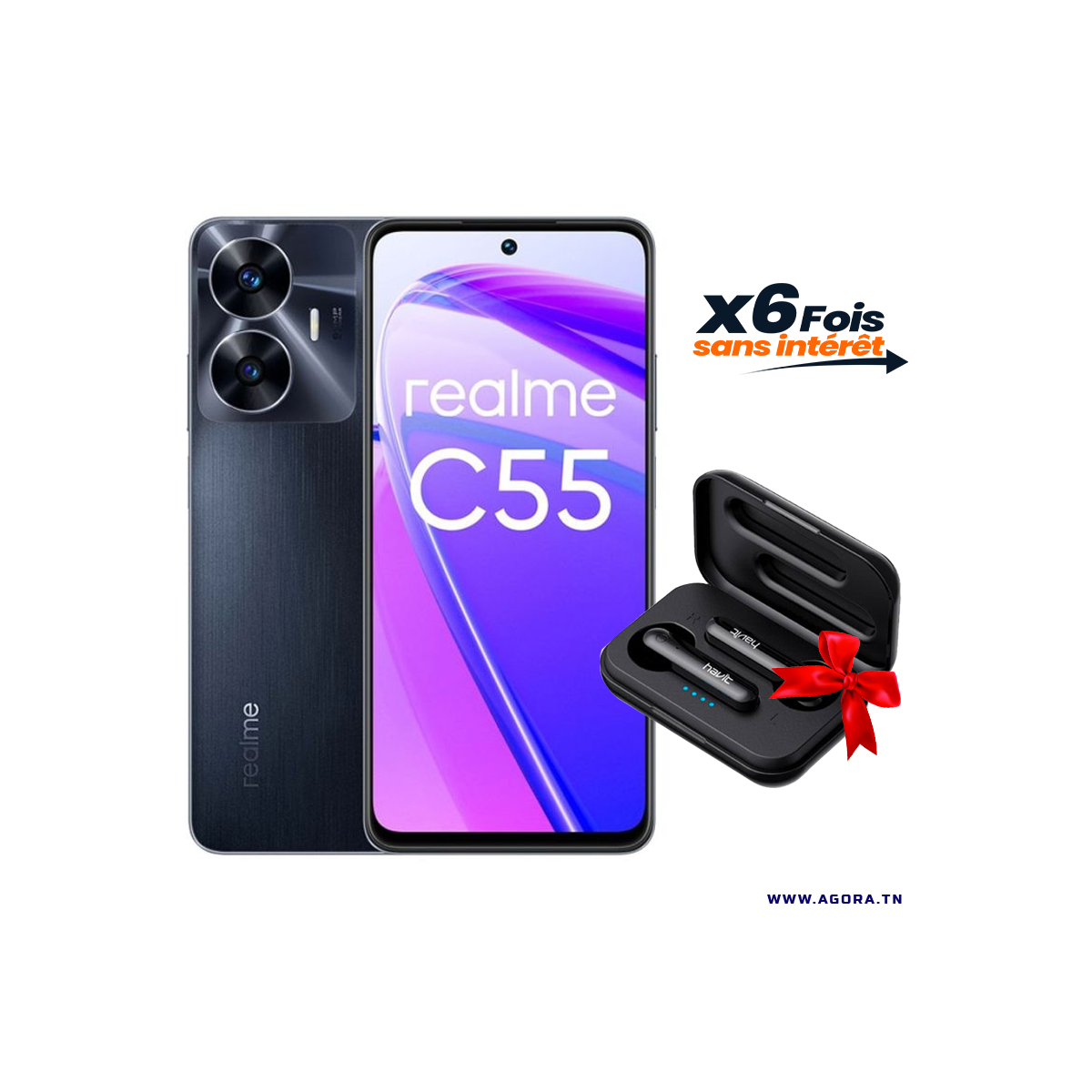 SMARTPHONE REALME C55 4G | 6GO | 128GO | RAINY NIGHT