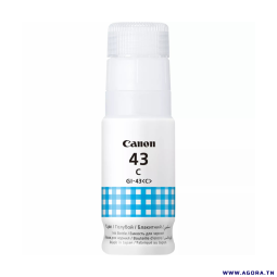 BOUTEILLE D'ENCRE ORIGINAL CANON GI-43C 60ML CYAN