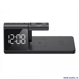 STATION DE CHARGE SANS FIL 3EN1 HAVIT W3042 | NOIR | Agora.tn