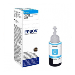 BOUTEILLE D'ENCRE ORIGINAL EPSON T6732 70ML CYAN