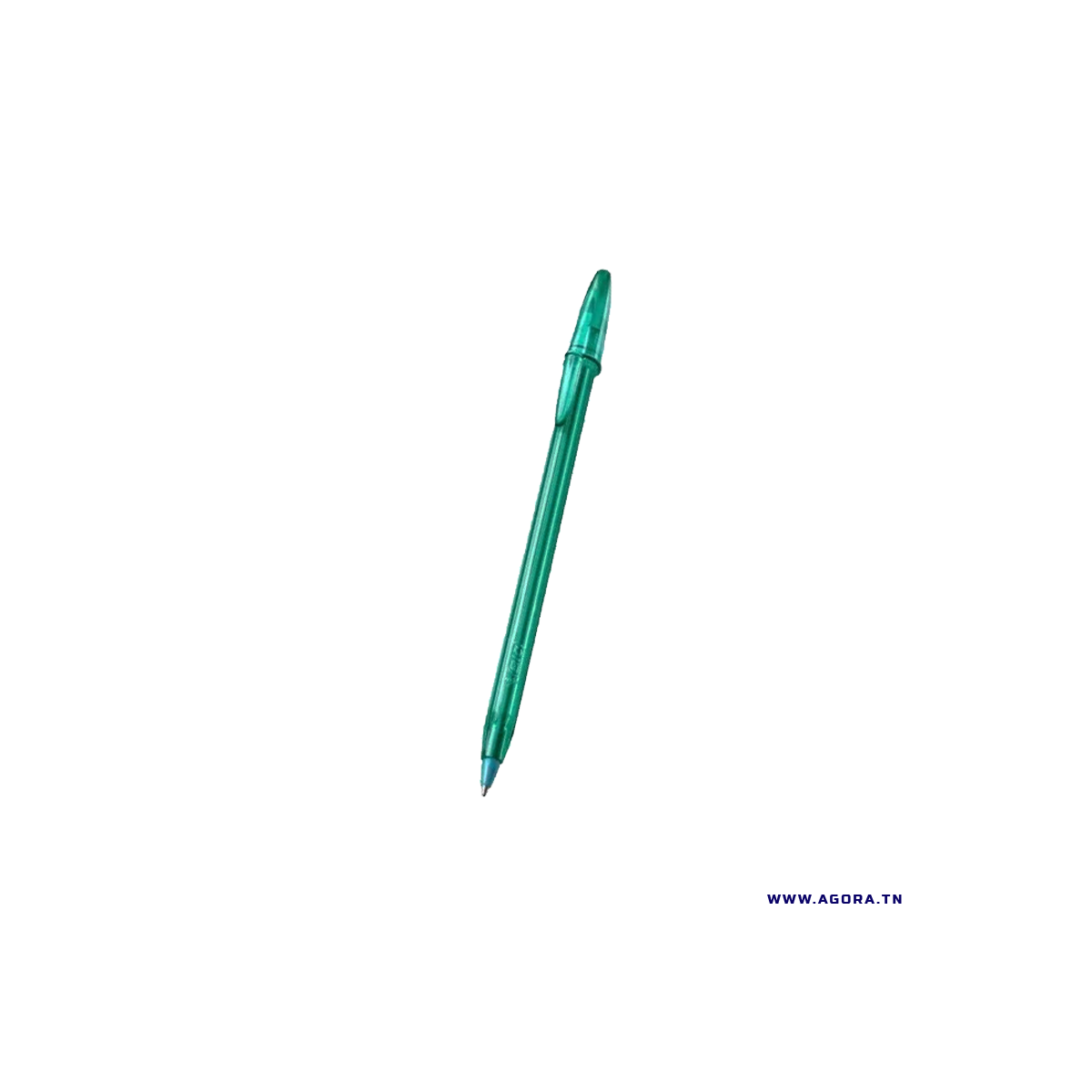 PAQUET DE 12 STYLOS A BILLE BIC CRISTAL FASHION VERT MENTHE | Agora.tn